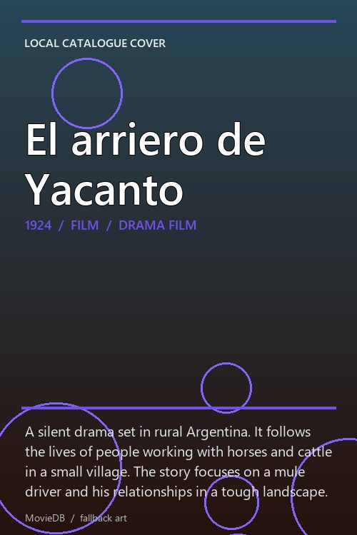 El arriero de Yacanto poster