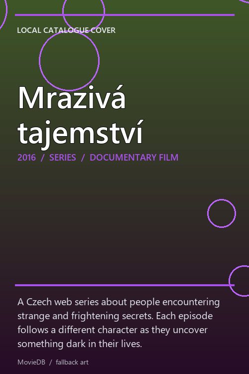Mrazivá tajemství poster