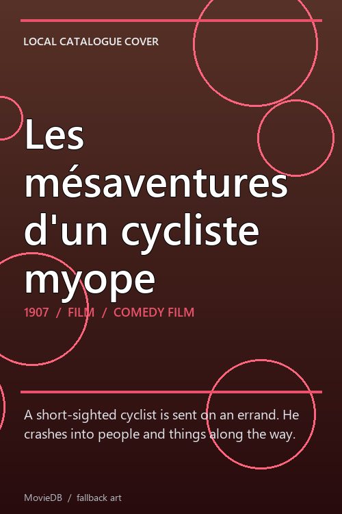 Les mésaventures d'un cycliste myope poster
