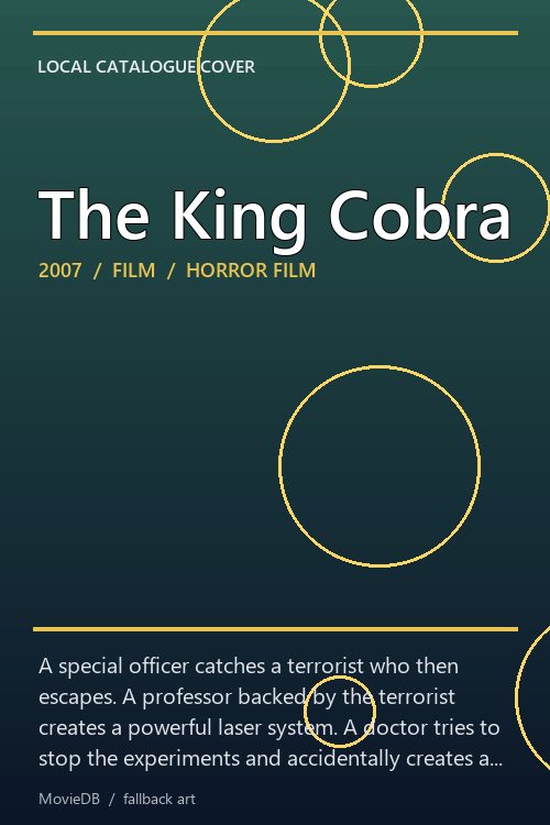 The King Cobra poster