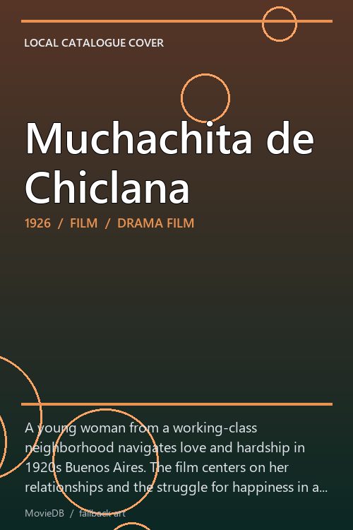 Muchachita de Chiclana poster