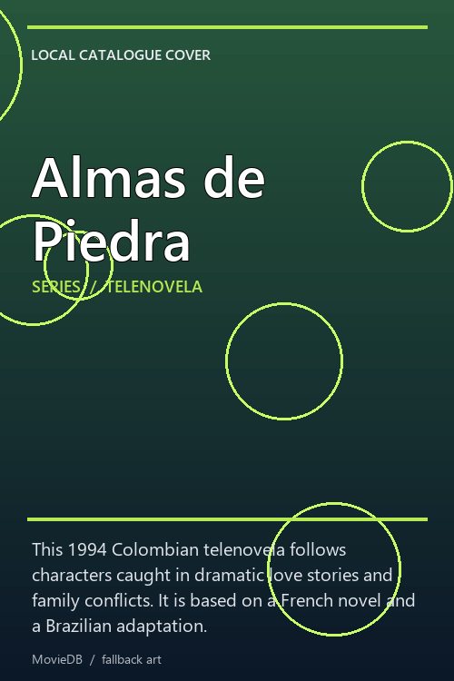 Almas de Piedra poster
