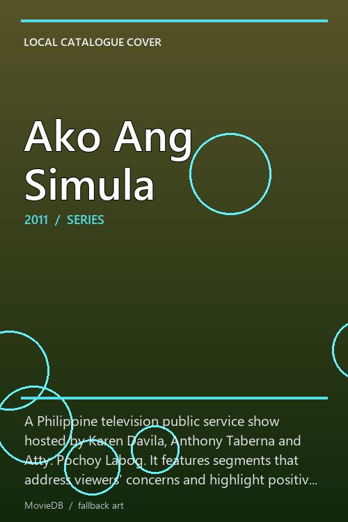 Ako Ang Simula poster