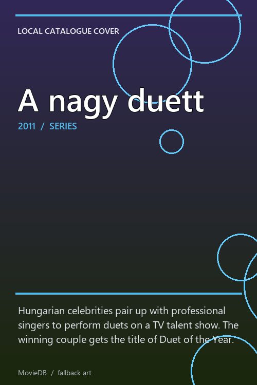 A nagy duett poster