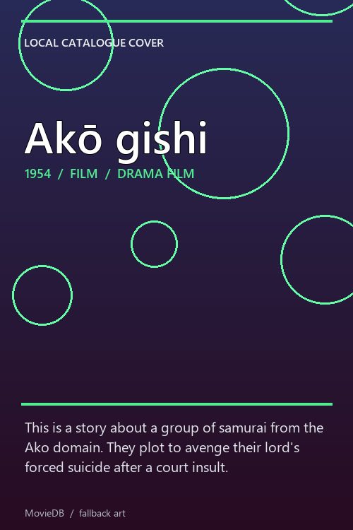 Akō gishi poster