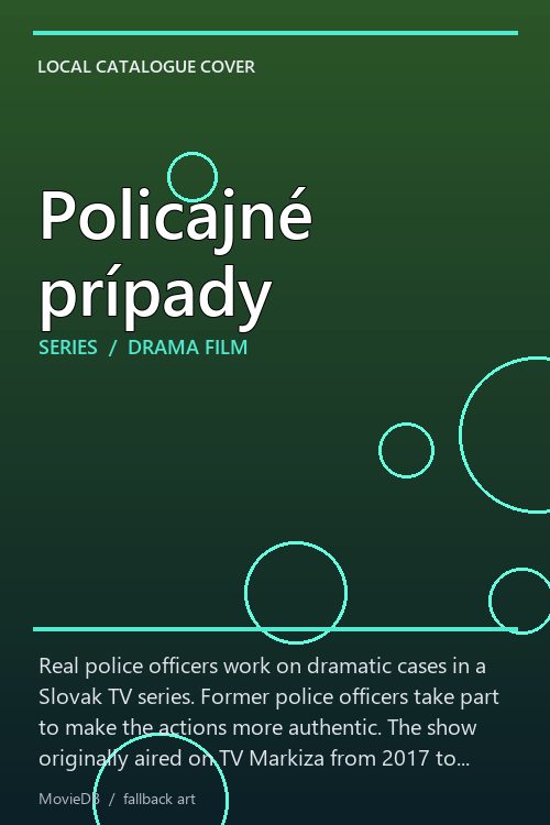 Policajné prípady poster