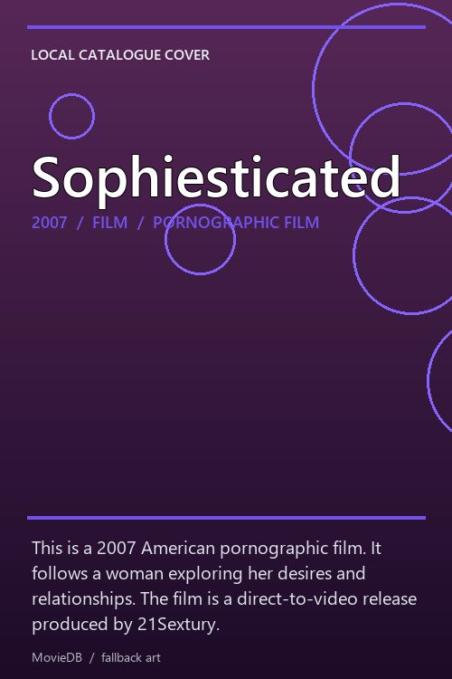 Sophiesticated poster