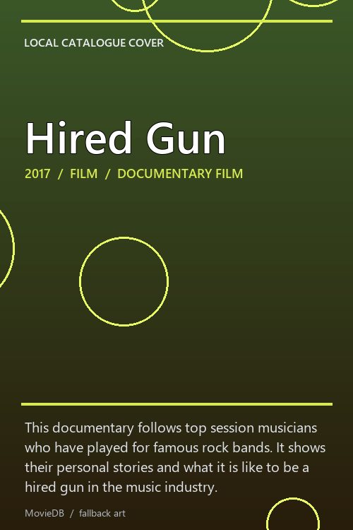 Hired Gun poster