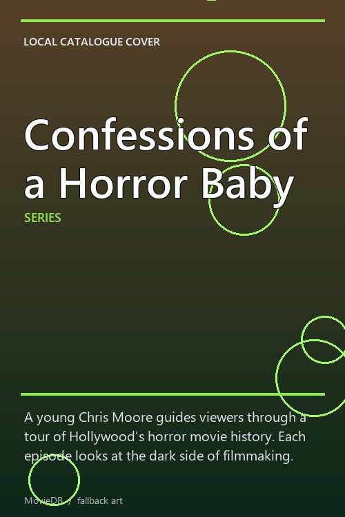 Confessions of a Horror Baby poster