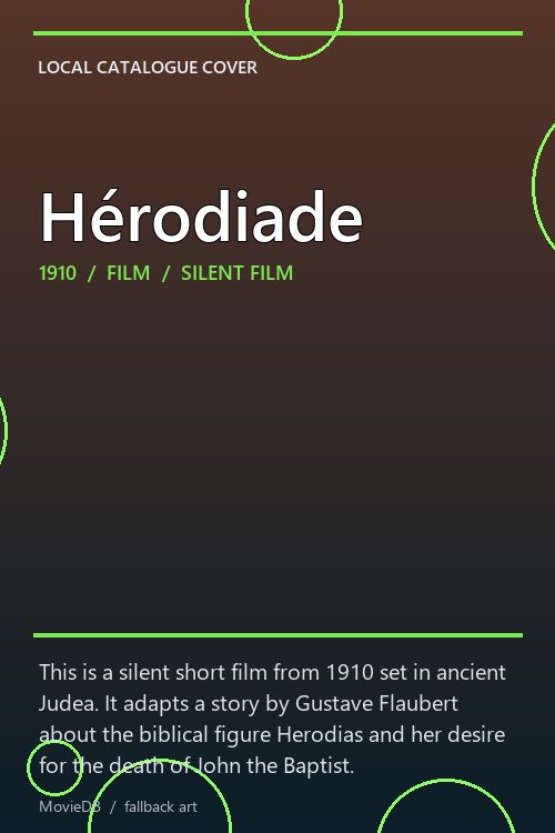 Hérodiade poster