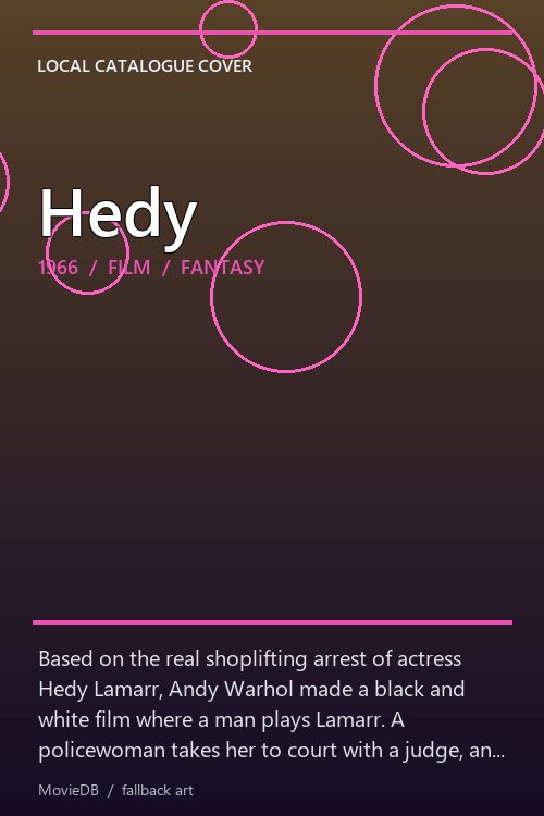 Hedy poster