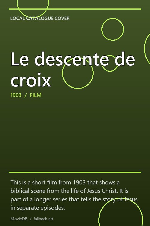 Le descente de croix poster