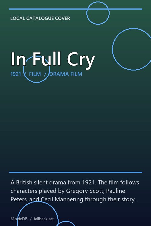 In Full Cry poster
