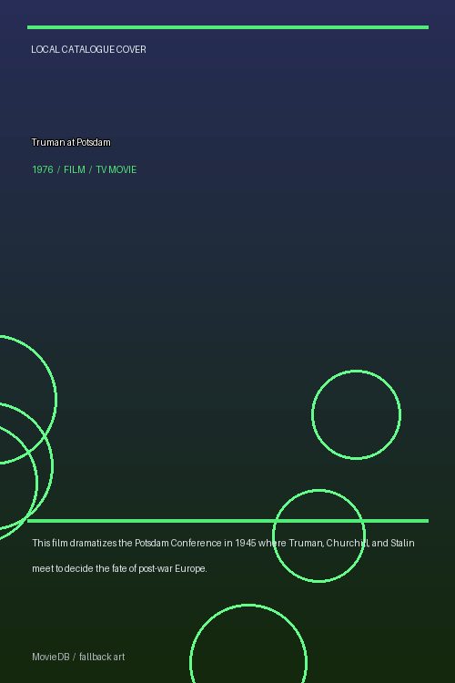 Truman at Potsdam poster