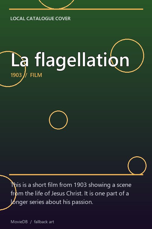 La flagellation poster