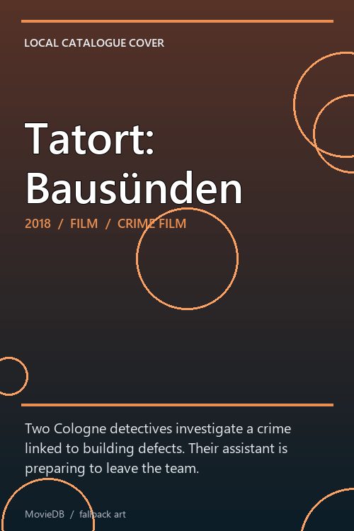 Tatort: Bausünden poster