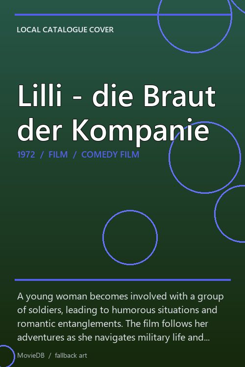 Lilli - die Braut der Kompanie poster