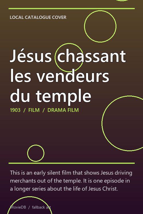 Jésus chassant les vendeurs du temple poster