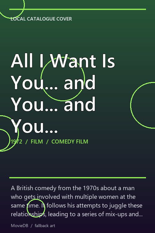 All I Want Is You... and You... and You... poster