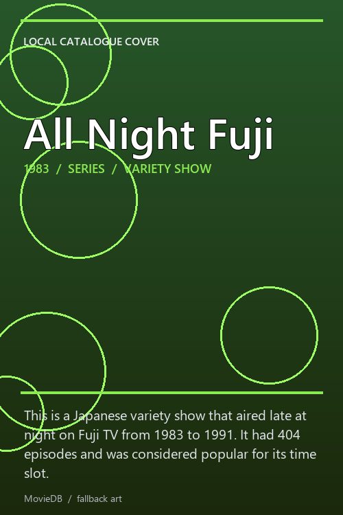 All Night Fuji poster