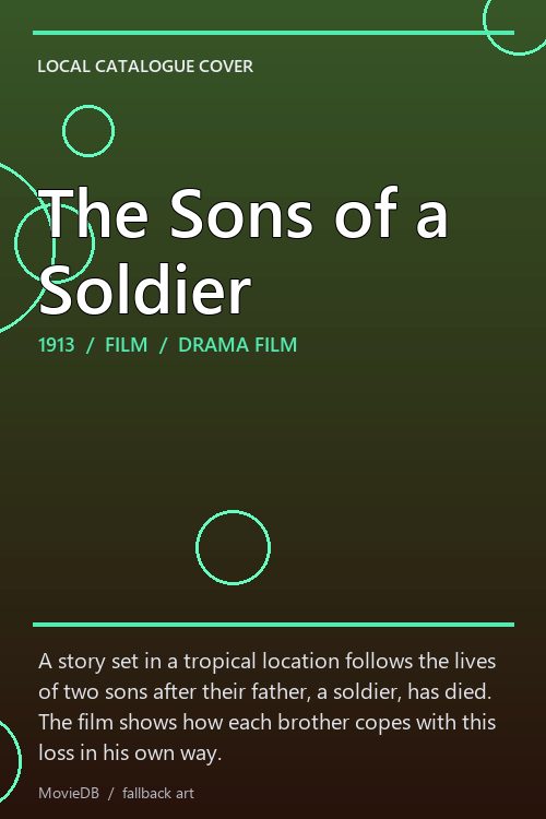 The Sons of a Soldier poster