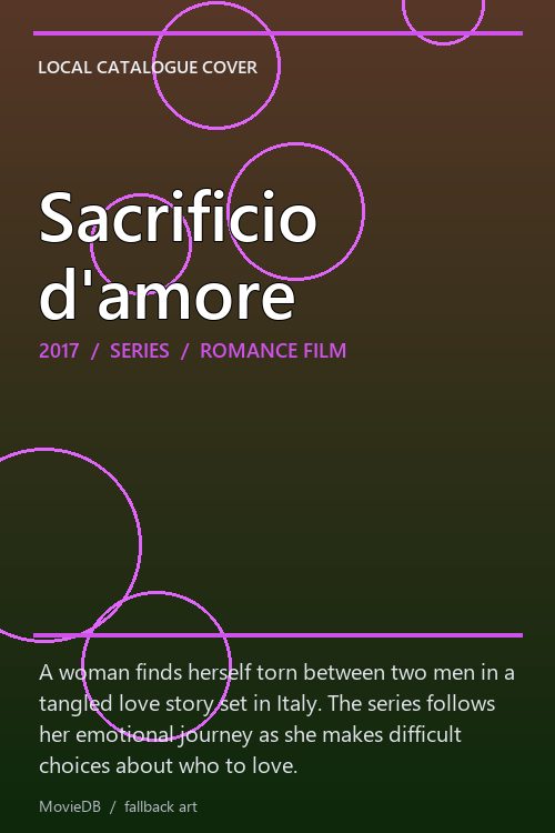 Sacrificio d'amore poster