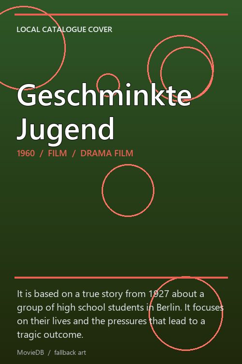 Geschminkte Jugend poster