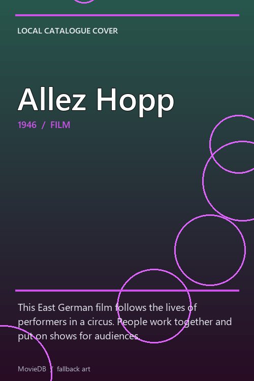 Allez Hopp poster