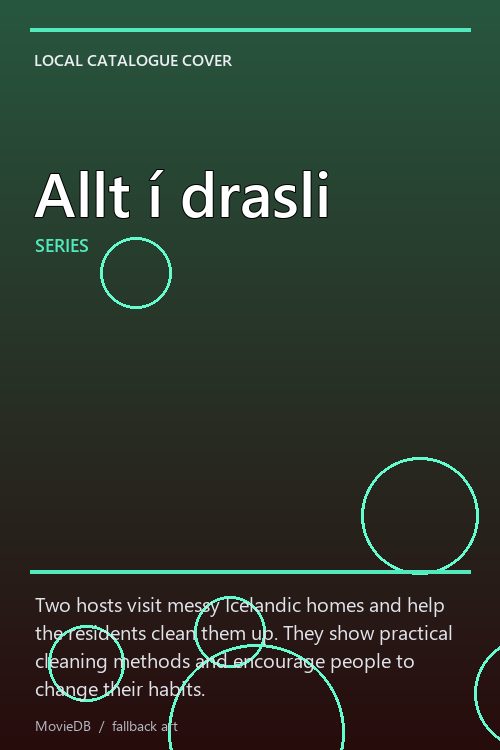 Allt í drasli poster