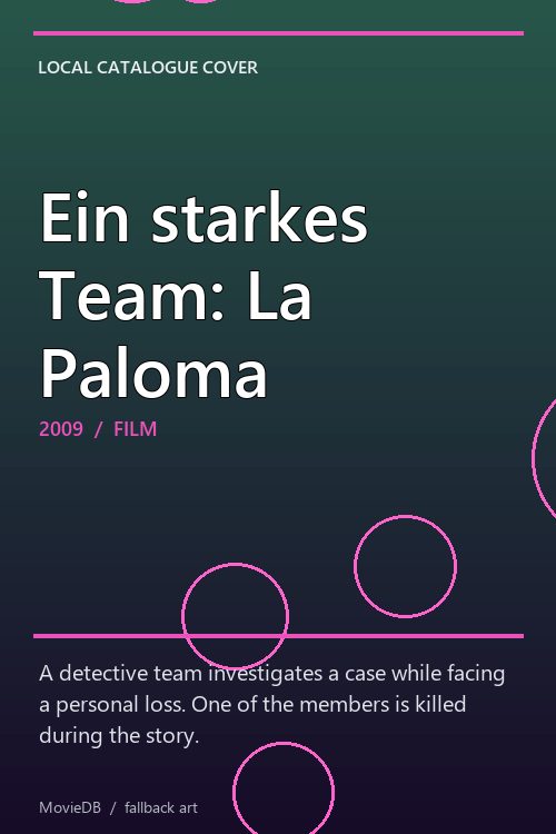 Ein starkes Team: La Paloma poster