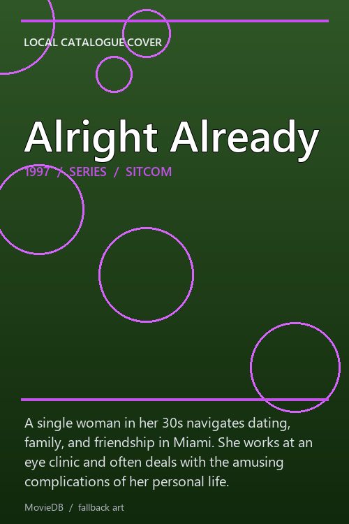 Alright Already poster