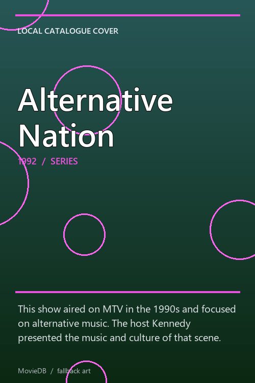 Alternative Nation poster