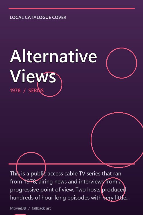 Alternative Views poster