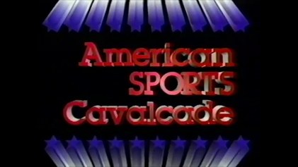 American Sports Cavalcade poster