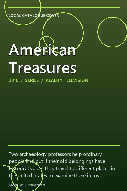 American Treasures poster