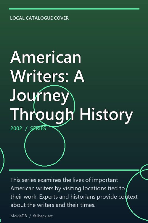 American Writers: A Journey Through History poster