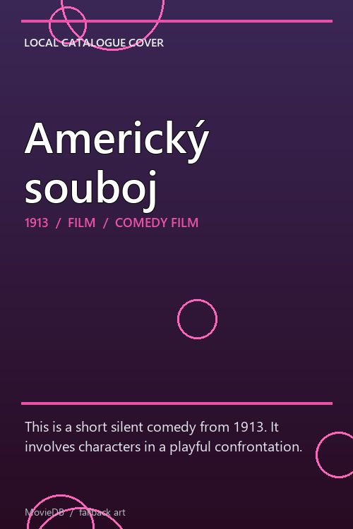 Americký souboj poster
