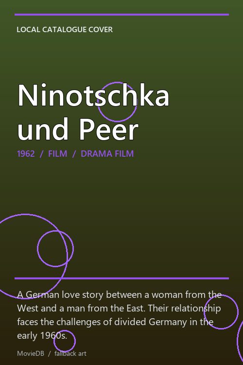Ninotschka und Peer poster