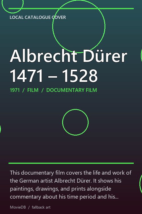 Albrecht Dürer 1471 – 1528 poster