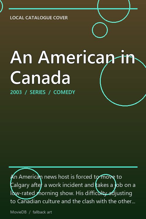 An American in Canada poster