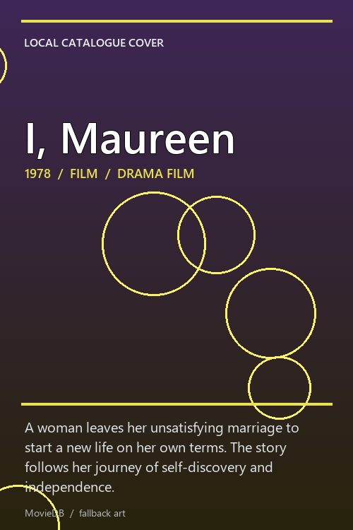 I, Maureen poster