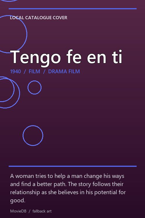Tengo fe en ti poster