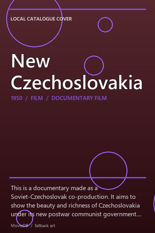 New Czechoslovakia poster