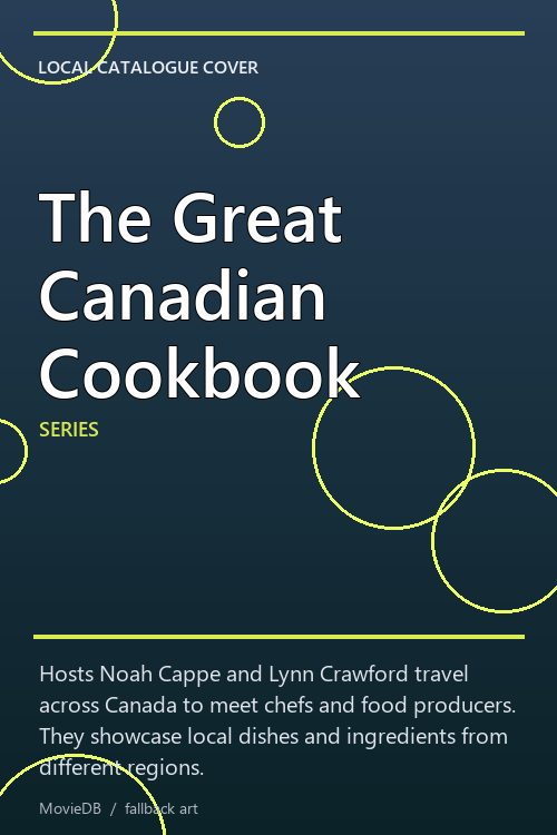The Great Canadian Cookbook poster