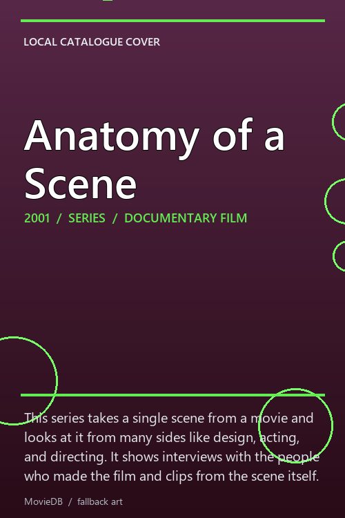 Anatomy of a Scene poster