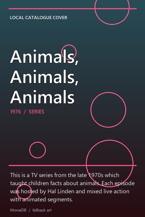 Animals, Animals, Animals poster