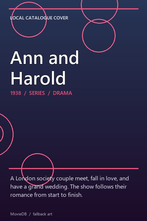 Ann and Harold poster