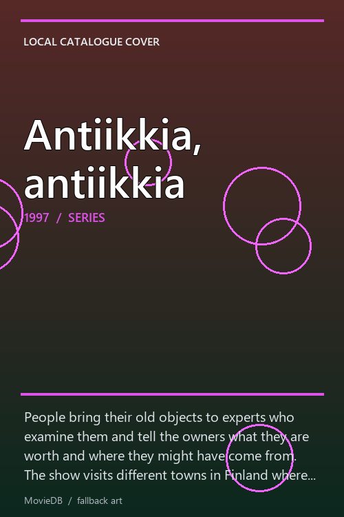 Antiikkia, antiikkia poster
