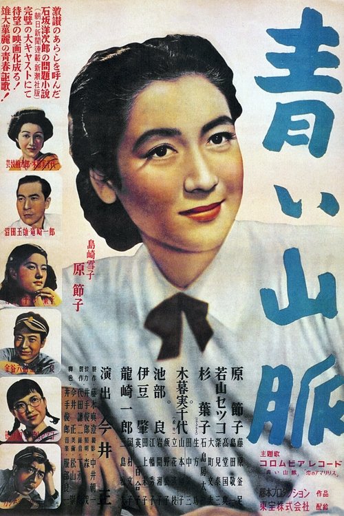 Aoi sanmyaku poster