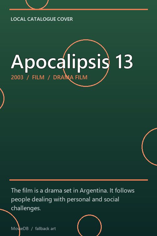 Apocalipsis 13 poster